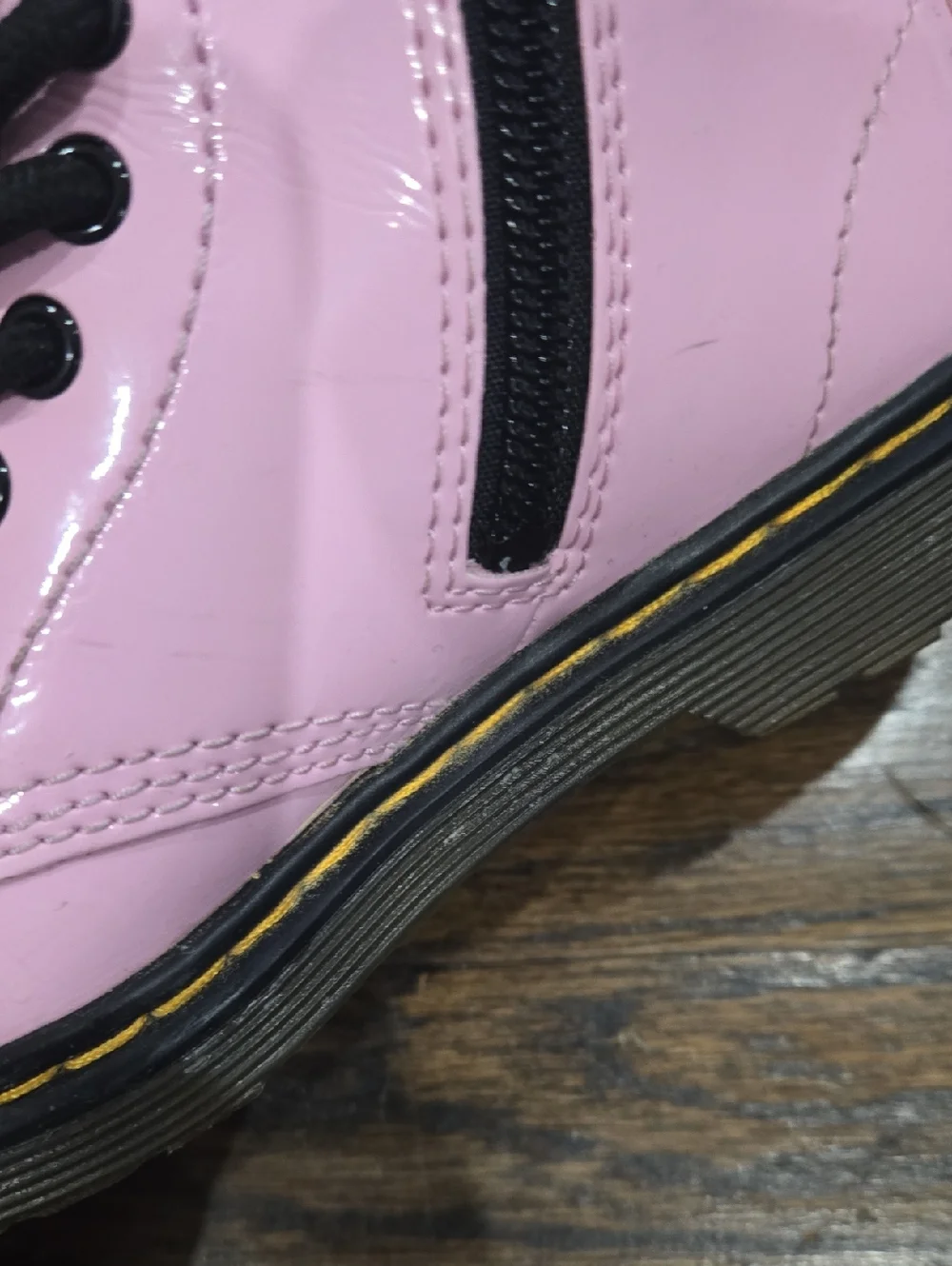 Dr. Martens Light Baby Pink Boots Kids Size 11